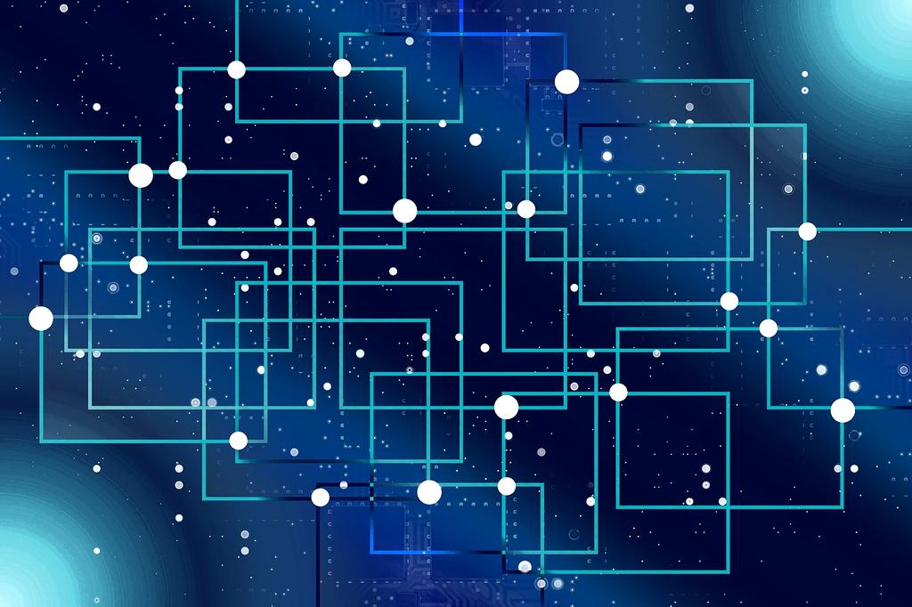Modern data center with servers and cloud infrastructure