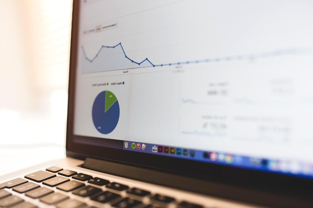 Predictive analytics dashboard with trend graphs