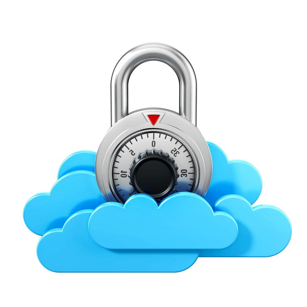 Cloud servers and data storage concept